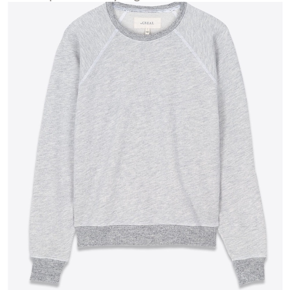 The Great Shrunken Sweatshirt in Light Gray